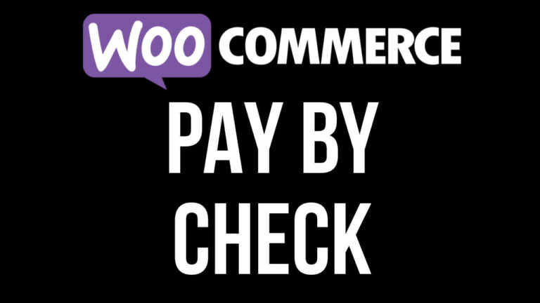 Add A Check Payment In Woocommerce