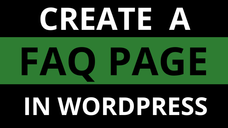 Add a Questions and Answers Page to WordPress