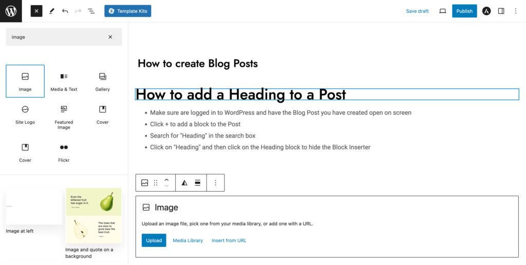 How to an Image to a Post in WordPress